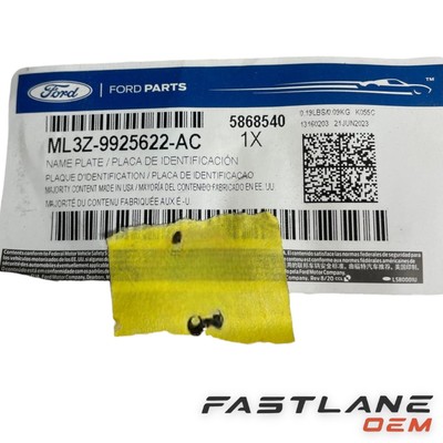 Genuine Ford Decal - Name Plate Ml3z-9925622-ac for sale online | eBay 