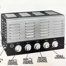 1952 Don McGohan Amp MG-20-B Service Wire Schematic Repair Manual Vintage