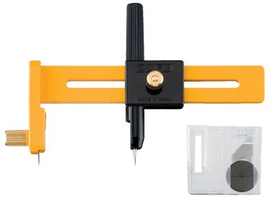 CMP-1 OLFA 6'' Compass Circle Cutter for Art or Sewing, Pack of 1