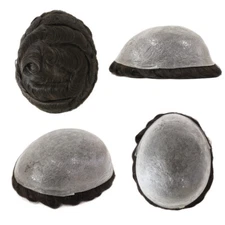 Micro Ultra Thin Skin Super Mens Toupee Human Hair System 0.02mm Hairpieces OSNG