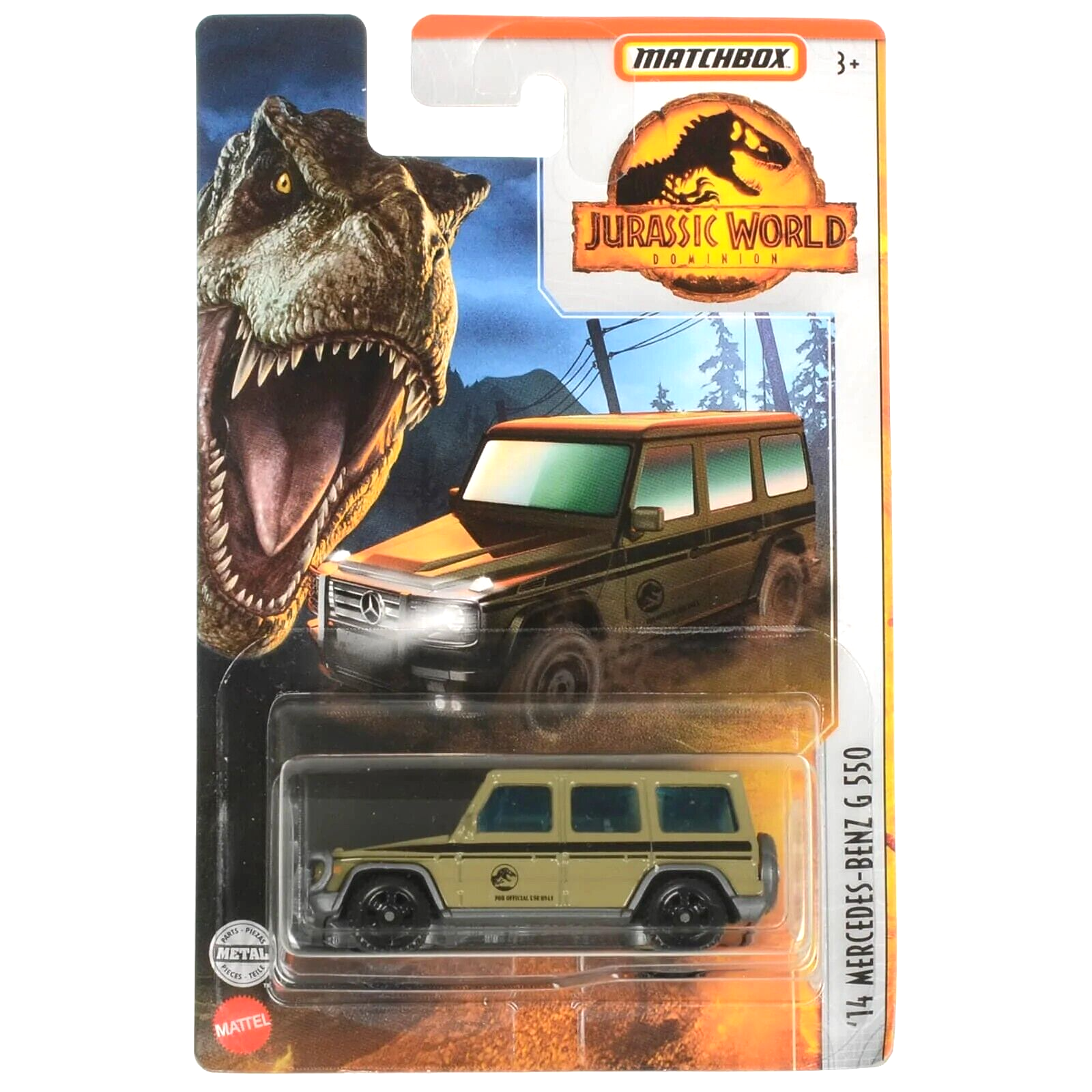 KAWASAKI TERYX4 LE '15 Jurassic Park World OFFICIAL Matchbox 4X4 Utility FMX19 - Image 3