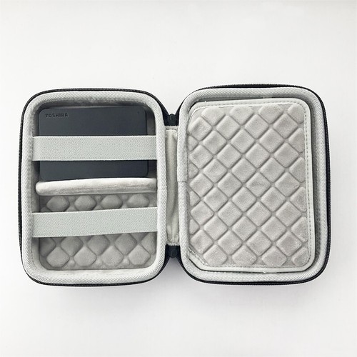 Carrying Case Storage Box For 2PCS TOSHIBA A3 B3 V10 1TB 2TB 4TB 2.5 inch SSD - Picture 2 of 5