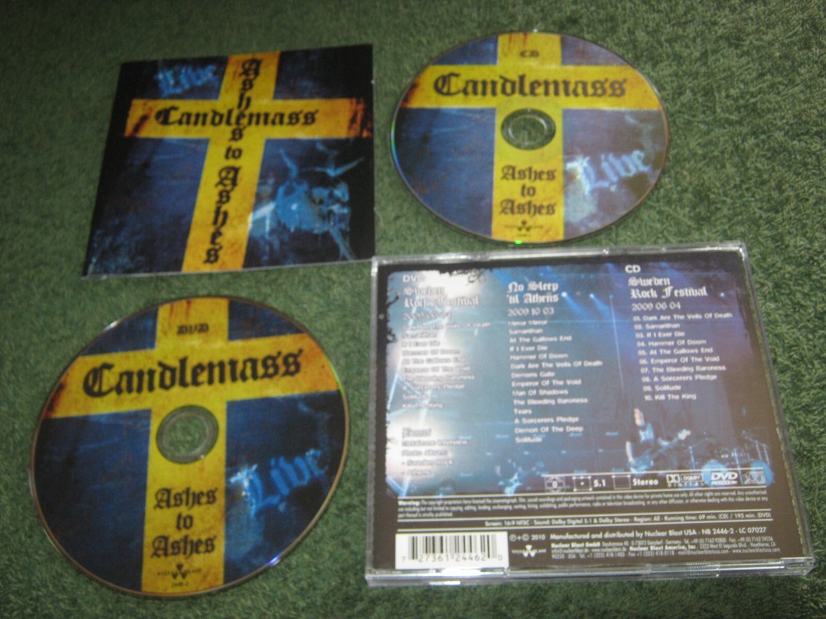Candlemass - Ashes To Ashes Live (cd / dvd set) | eBay