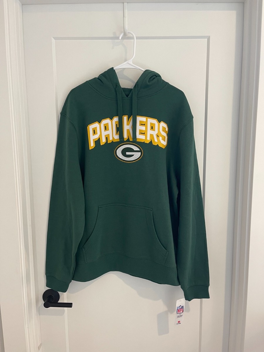 NEW WITH TAGS Green Bay Packers Hoodie Sweatshirt Men's L NFL