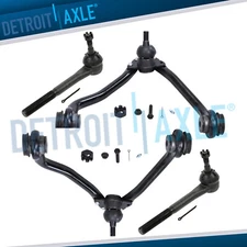 2WD Front Upper Control Arm Outer Tie Rods for Chevy Express Savana 2500 3500