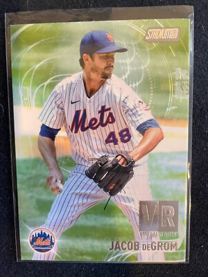 2020 Topps Stadium Club Virtual Reality VR 18 Jacob deGrom New York Mets insert