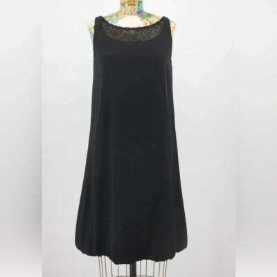 Suzuki Chin little black cocktail dress size 12 with bubble hem