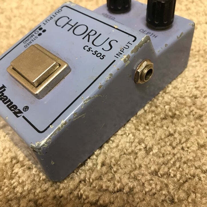 Ibanez Maxon CS-505 Stereo Analog Chorus Lavender MIJ | eBay