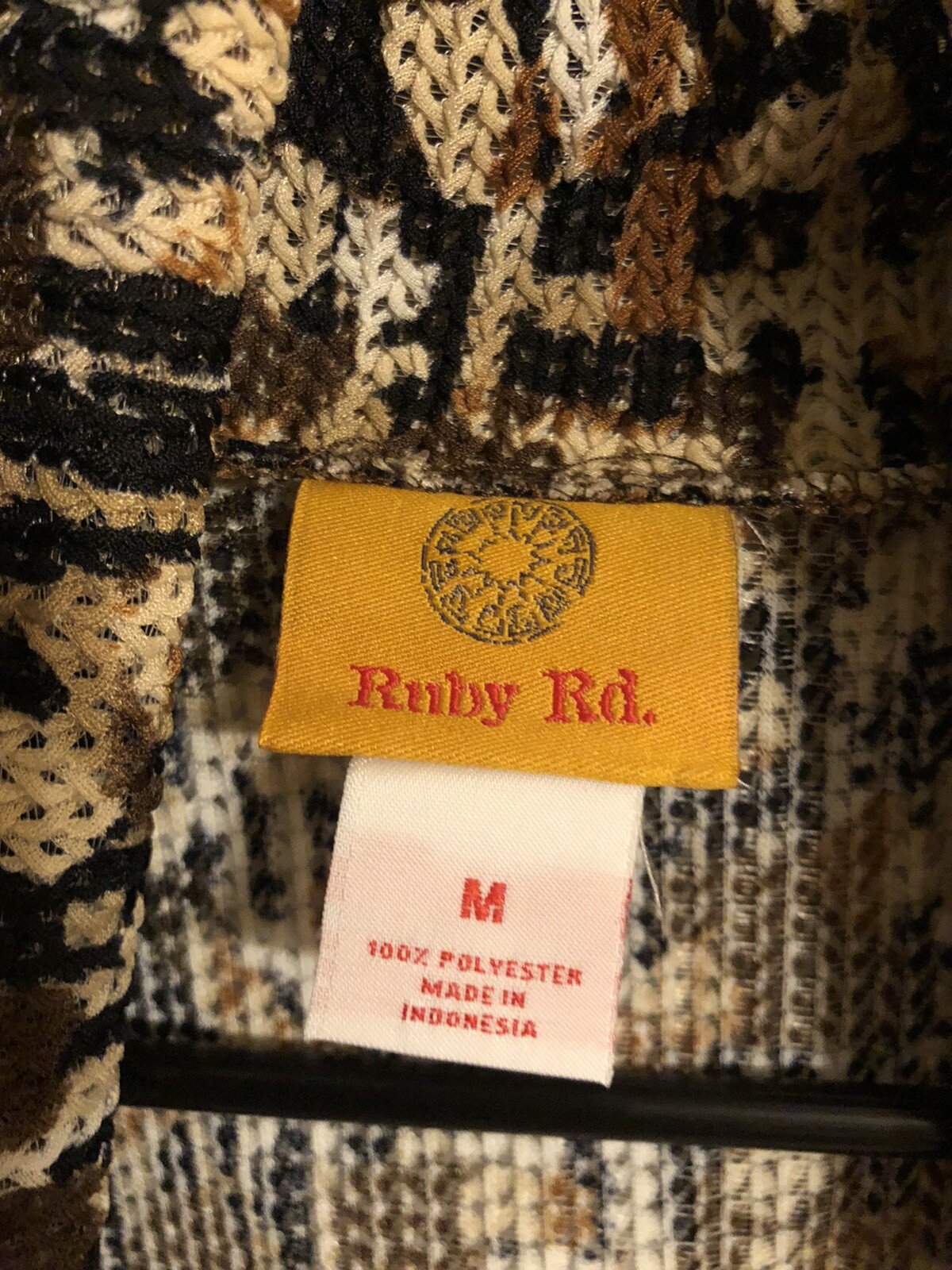 ruby rd medium animal print top jacket - image 2