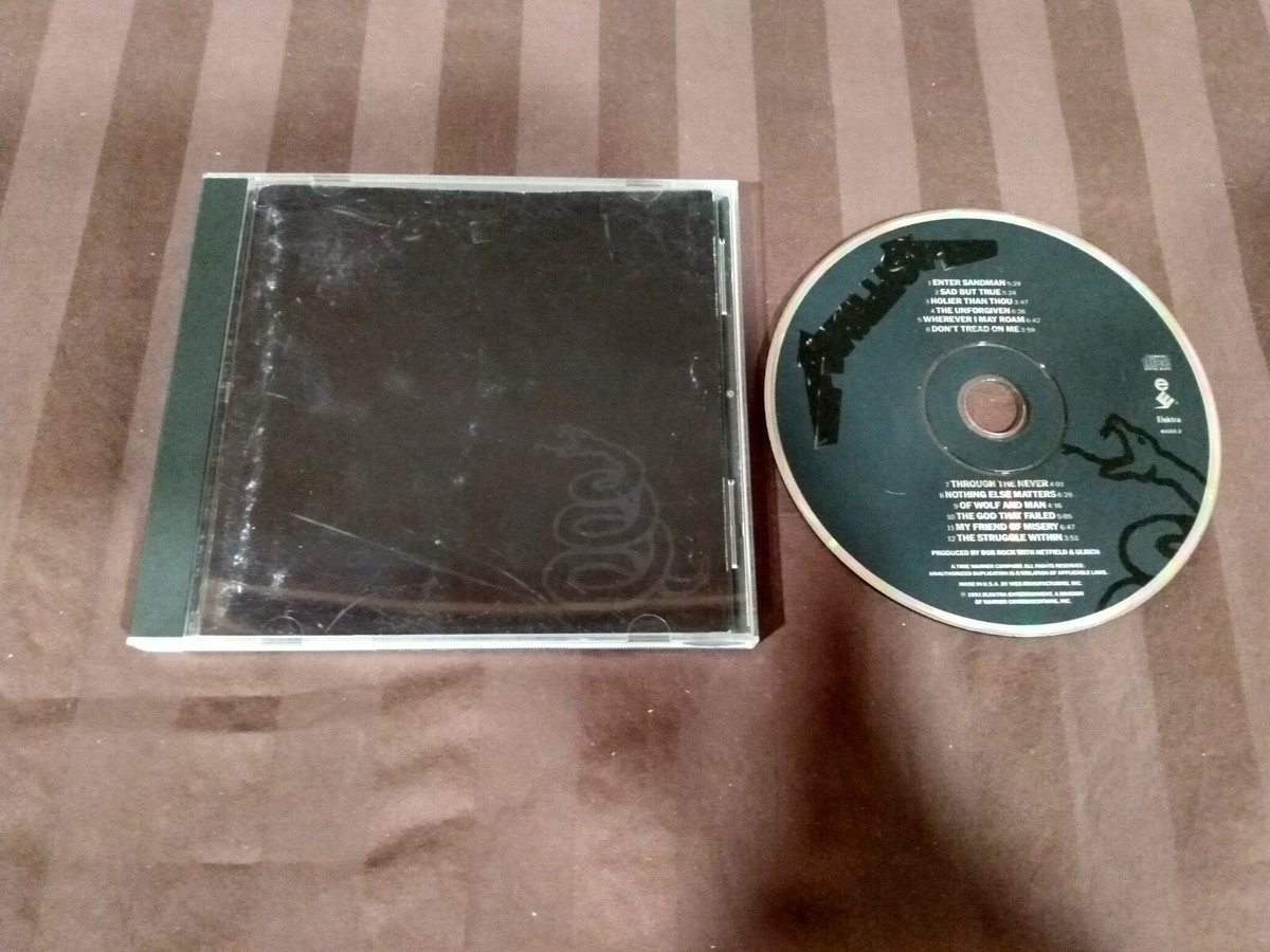Metallica Black Album CD ORIGINAL 1991 Elektra 9 61113-2 James