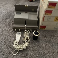 Working Sawyer's 500R Slide Projector  Remote With 5 Slide Trays