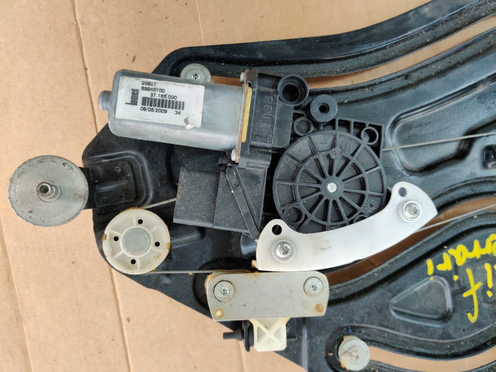 Ferrari California OEM RH-Rear Window, Motor/Regulator/Lift