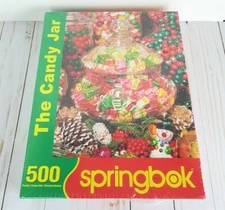 Springbok The Candy Jar 500 Piece  Puzzle 18" X 23.5" 2014 New - Open Packaging