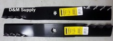 PD5125 Set of 2-38" Mulching Predator Blades to fit John DeereAM100946 AM100991