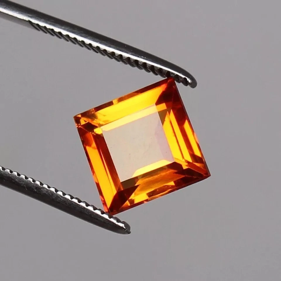 Orange Sapphire Padparadscha 3.20 Ct. Square Shape Awesome Loose Gemstone - Image 2 of 4
