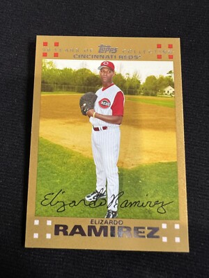 ELIZARDO RAMIREZ Cincinnati Reds 2007 Topps Gold Parallel #84 MLB #1931/2007