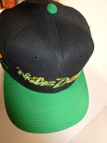 Vintage 90er Notre Dame IRISH Sports Specialties Youngan SCRIPT Snapback Mütze Kappe - Bild 13 von 21