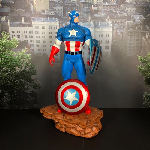 IKON COLLECTABLES - CAPTAIN AMERICA w/INTERCHANGEABLE SHIELD 1/6TH SCALE STATUE - Picture 18 of 24