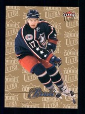 2007-08 FLEER ULTRA #143 GILBERT BRULE GOLD MEDALLION COLUMBUS BLUE JACKETS