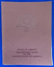 Vintage 1987 Gallery of the Republic Historic Flags of the United States Hotel