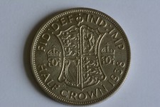 George VI Half Crown 1938 Silver (.500) Coin