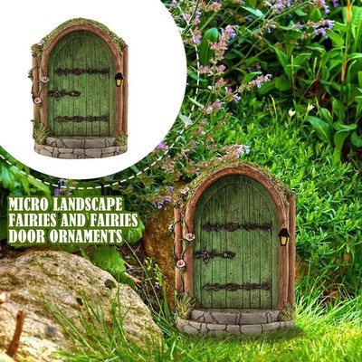 Miniatur Pixie Elfe Feentür Baum Garten Fenster Tür E9A1UK-DekoratiB7 T4Z8