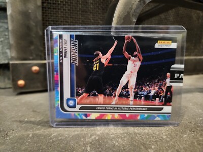 Panini Instant 2022 #40 Joel Embiid 76ers Crazy Stat Line 2/5