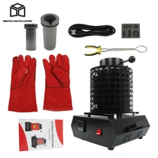 1+3 KG Digital Electric Furnace Melting Jewelry Silver Gold Capacity 110V 1400W