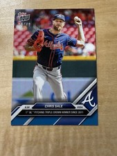 2024 MLB Topps NOW 783  CHRIS SALE  ATLANTA BRAVES 1st TRIPLE CROWN BLUE /49