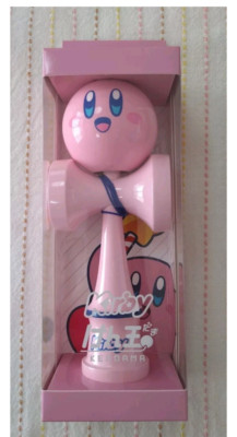 Kirby's Dream Land Tasse und Ball Japanisches Kendama Holz Rosa Neu Kirby Neu