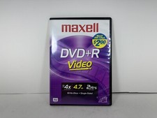 Maxell DVD R Video 4.7GB 120 Min Blank Disc NEW Sealed 1 Pack