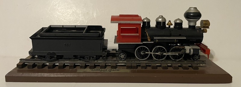 Vintage Gar Graves Cabbage Stack Scale Model Locomotive And Coal Car