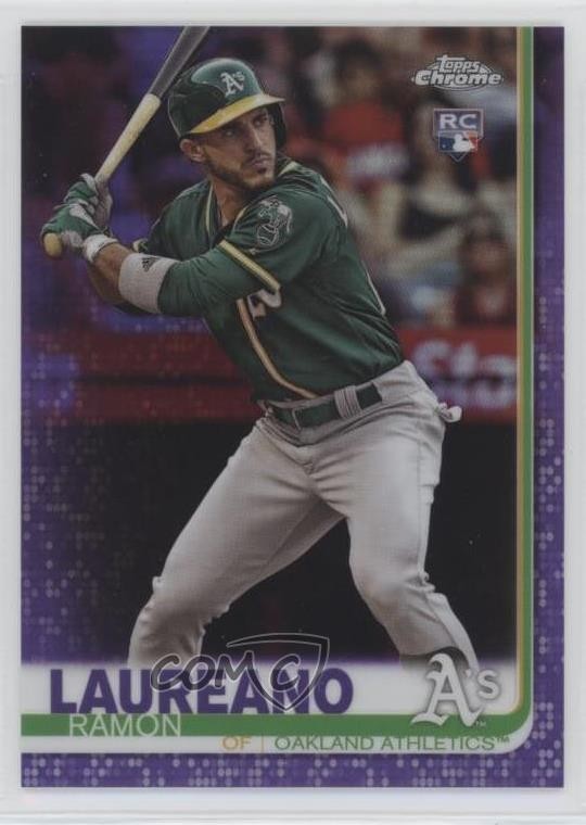 2019 Topps Chrome Purple Refractor 93/299 Ramon Laureano #178 Rookie RC 09gu