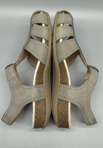 Earth Origins BALLI Taupe Suede Round Toe Fisherman Sandals Size 6.5 - Picture 7 of 10