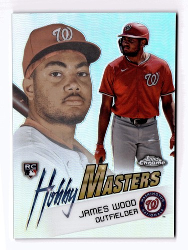 James Wood #HM-18 2025 Topps Chrome Hobby Masters card