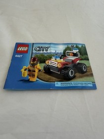 Lego City 4427 Fire ATV Building Toy 50 pcs Complete