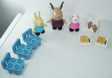 Peppa Pig Madame Gazelle Mega bloks Duplo Big Bloxx Style Poseable Toy Figures