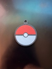 3D Printed Original Pokemon Pokeball Keychain
