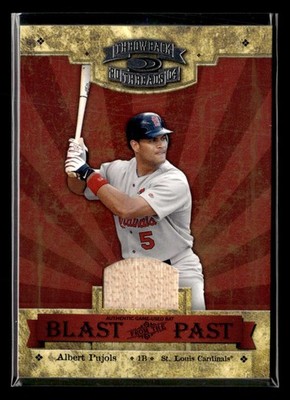 2004 Throwback Threads Albert Pujols Blast Past Bat /250 #BP-1 SE1796