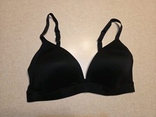 Auden Bra 36D Lightly Lined Wireless Black Comfort