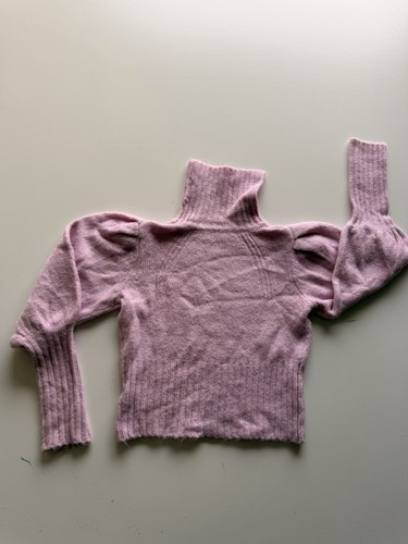 Cider Women’s Turtleneck Sweater Size S Pink Soft Knit Pullover Cozy