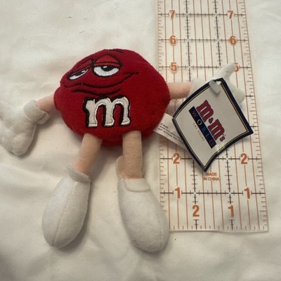 Mars Red M&M Candy World Las Vegas Bean Bag Plush 5  w/tag