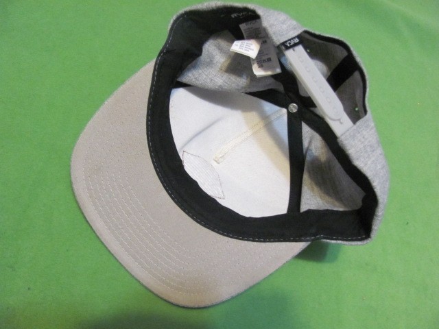 RVCA VA Patch Adjustable Snapback Grey Baseball H… - image 3