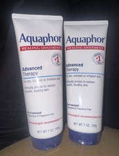 2X Aquaphor Advanced Therapy Healing Ointment 7oz Skin Protectant Fragrance Free
