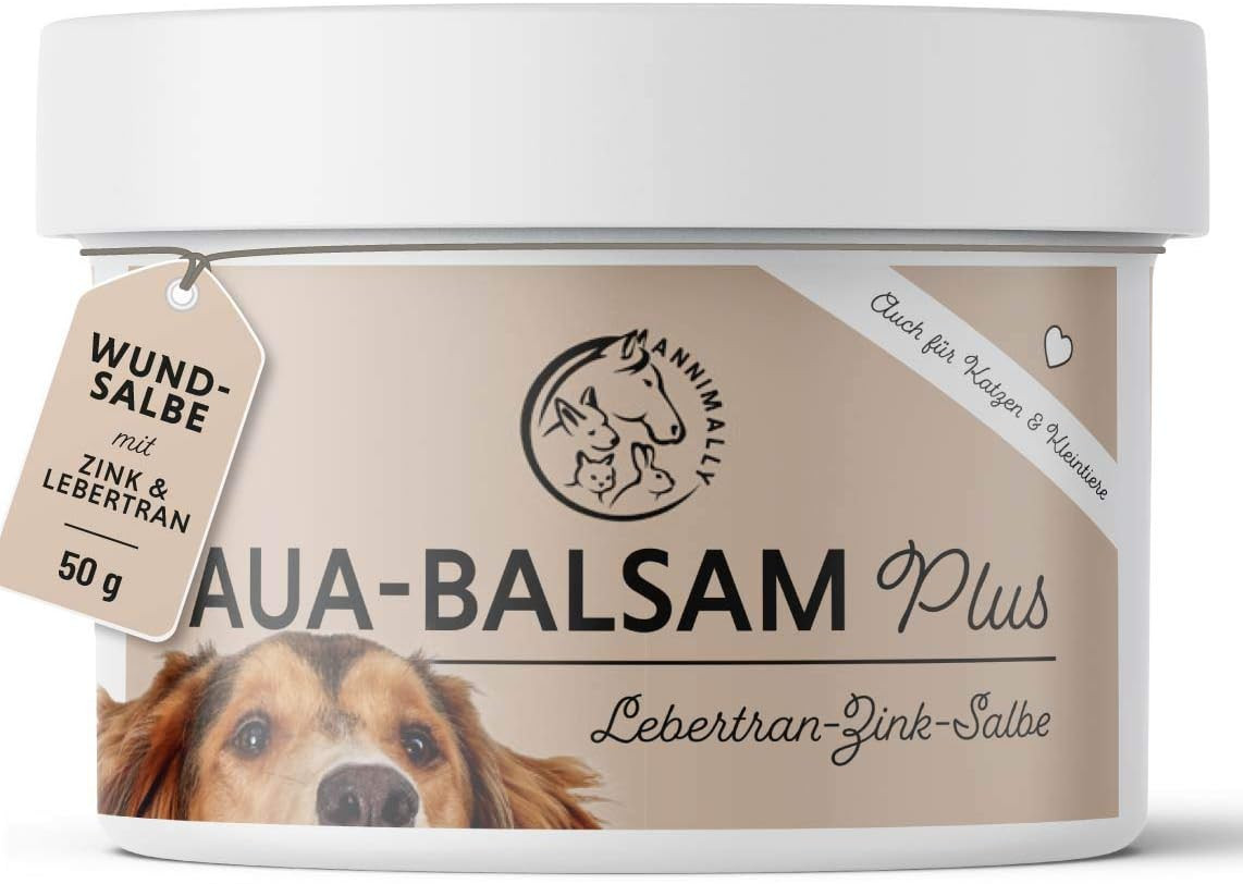 Lebertran Zinksalbe 50g – Wundsalbe für Hunde Katzen Pferde Ekzemen Verletzungen