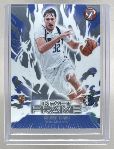 Cooper Flagg 2025 Topps Pristine #IF-1 Impact Frame Rookie RC - Afbeelding 1 van 3