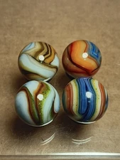.68" Vintage Marbles- Swirls AV- Jabo Jokers
