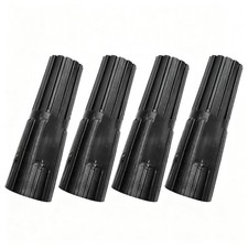 COZERI 4PCS Paint Roller Extension Pole - Converts Adapter Screw for Black