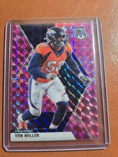 2020 Panini Mosaic #69 Von Miller Prizm Camo Pink Broncos