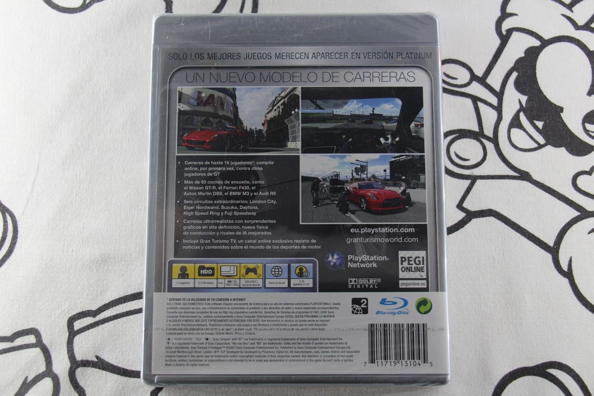 PLAY STATION 3 PS3 GRAN TURISMO 5 PROLOGUE PLATINUM NUEVO PRECINTADO
